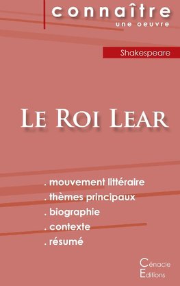 Fiche de lecture Le Roi Lear de Shakespeare (Analyse littéraire de référence et résumé complet)