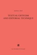 Textual Criticism and Editorial Technique