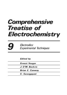 Comprehensive Treatise of Electrochemistry