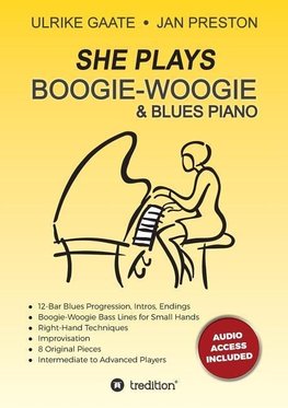 Gaate, U: SHE Plays Boogie-Woogie  &  Blues Piano