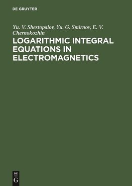 Logarithmic Integral Equations in Electromagnetics