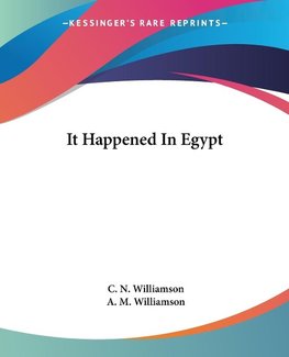 It Happened In Egypt