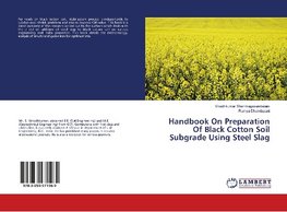 Handbook On Preparation Of Black Cotton Soil Subgrade Using Steel Slag