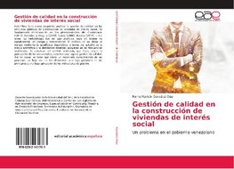 Gestión de calidad en la construcción de viviendas de interés social