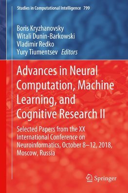 Advances in Neural Computation, Machine Learning, and Cognitive Research II