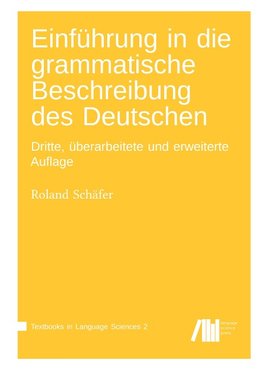 Einführung in die grammatische Beschreibung des Deutschen