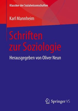 Schriften zur Soziologie