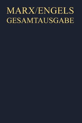 Karl Marx: Ökonomische Manuskripte und Schriften, 1858-1861