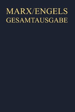 Friedrich Engels: Werke, Artikel, Entwürfe bis August 1844