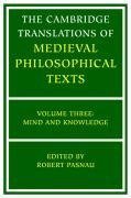 The Cambridge Translations of Medieval Philosophical Texts