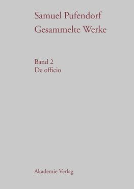 Gesammelte Werke 02. De officio