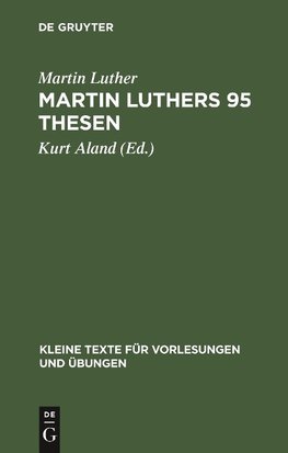 Martin Luthers 95 Thesen