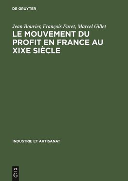 Le mouvement du profit en France au XIXe siècle