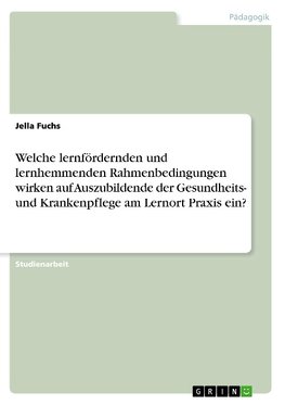 Welche lernfördernden und lernhemmenden Rahmenbedingungen wirken auf Auszubildende der Gesundheits- und Krankenpflege am Lernort Praxis ein?