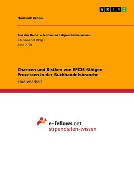 Chancen und Risiken von EPCIS-fähigen Prozessen in der Buchhandelsbranche