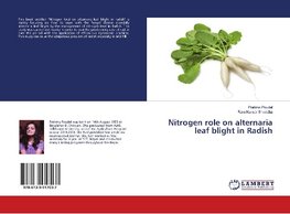 Nitrogen role on alternaria leaf blight in Radish