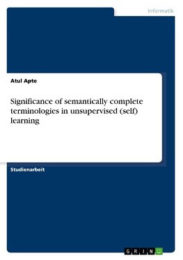 Significance of semantically complete terminologies in unsupervised (self) learning