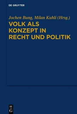 Volk als Konzept in Recht und Politik