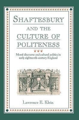 Shaftesbury and the Culture of Politeness