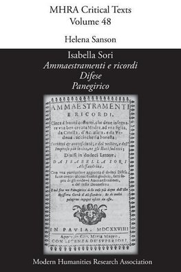 'Ammaestramenti e ricordi', by Isabella Sori