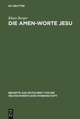 Die Amen-Worte Jesu