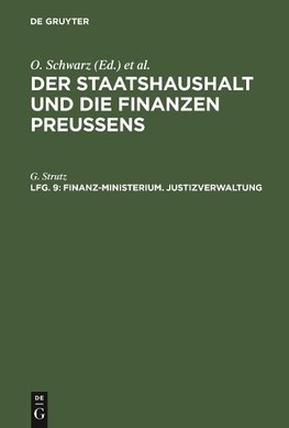 Finanz-Ministerium. Justizverwaltung