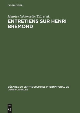 Entretiens sur Henri Bremond