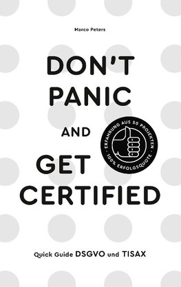 Don´t Panic and Get Certified