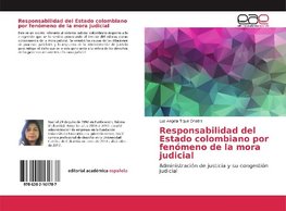 Responsabilidad del Estado colombiano por fenómeno de la mora judicial