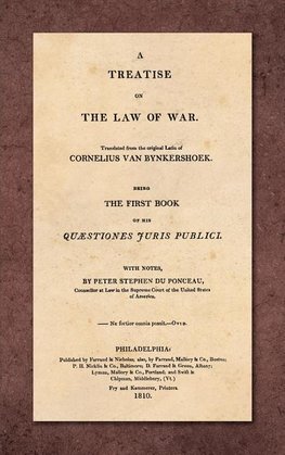 A Treatise on the Law of War