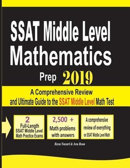 SSAT Middle Level Mathematics Prep 2019