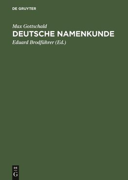 Deutsche Namenkunde