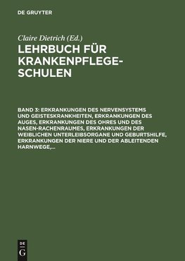 Erkrankungen des Nervensystems und Geisteskrankheiten, Erkrankungen des Auges, Erkrankungen des Ohres und des Nasen-Rachenraumes, Erkrankungen der weiblichen Unterleibsorgane und Geburtshilfe, Erkrankungen der Niere und der ableitenden Harnwege,...