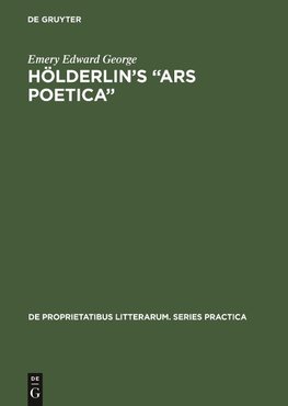 Hölderlin's "Ars poetica"