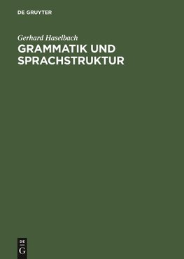 Grammatik und Sprachstruktur