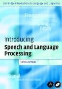 Coleman, J: Introducing Speech and Language Processing