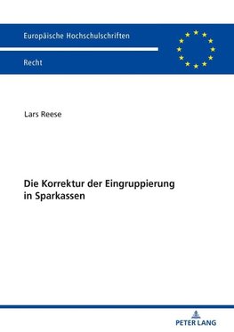 Die Korrektur der Eingruppierung in Sparkassen