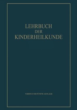 Lehrbuch der Kinderheilkunde von