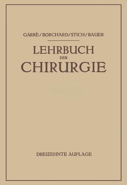 Lehrbuch der Chirurgie