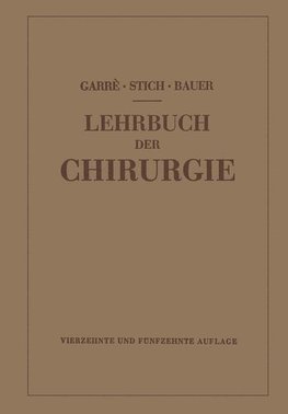 Lehrbuch der Chirurgie