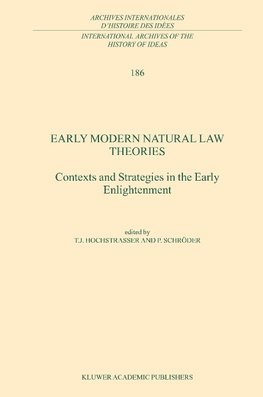 Early Modern Natural Law Theories