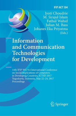 Information and Communication Technologies for Development