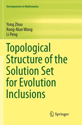 Topological Structure of  the Solution Set for Evolution Inclusions