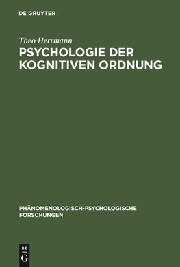 Psychologie der kognitiven Ordnung