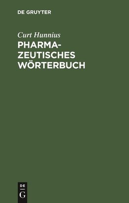 Pharmazeutisches Wörterbuch