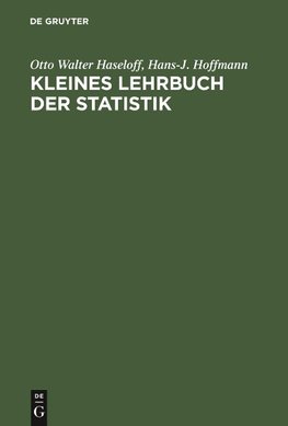 Kleines Lehrbuch der Statistik