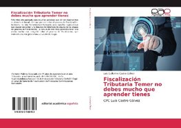 Fiscalización Tributaria Temer no debes mucho que aprender tienes