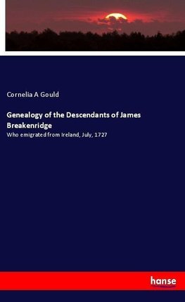 Genealogy of the Descendants of James Breakenridge