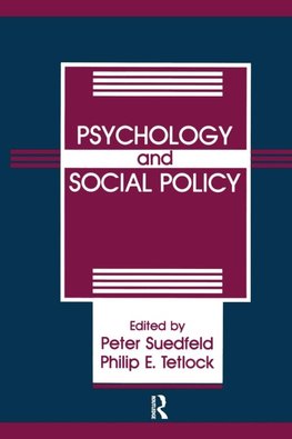 Psychology And Social Policy