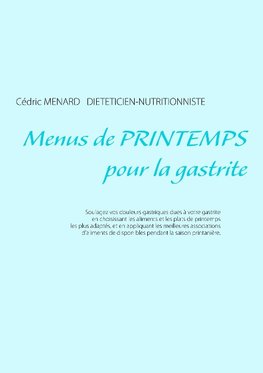 Menus de printemps pour la gastrite